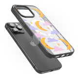 iPhone 16 Pro Max Moons & Clouds Black Impact Phone Case