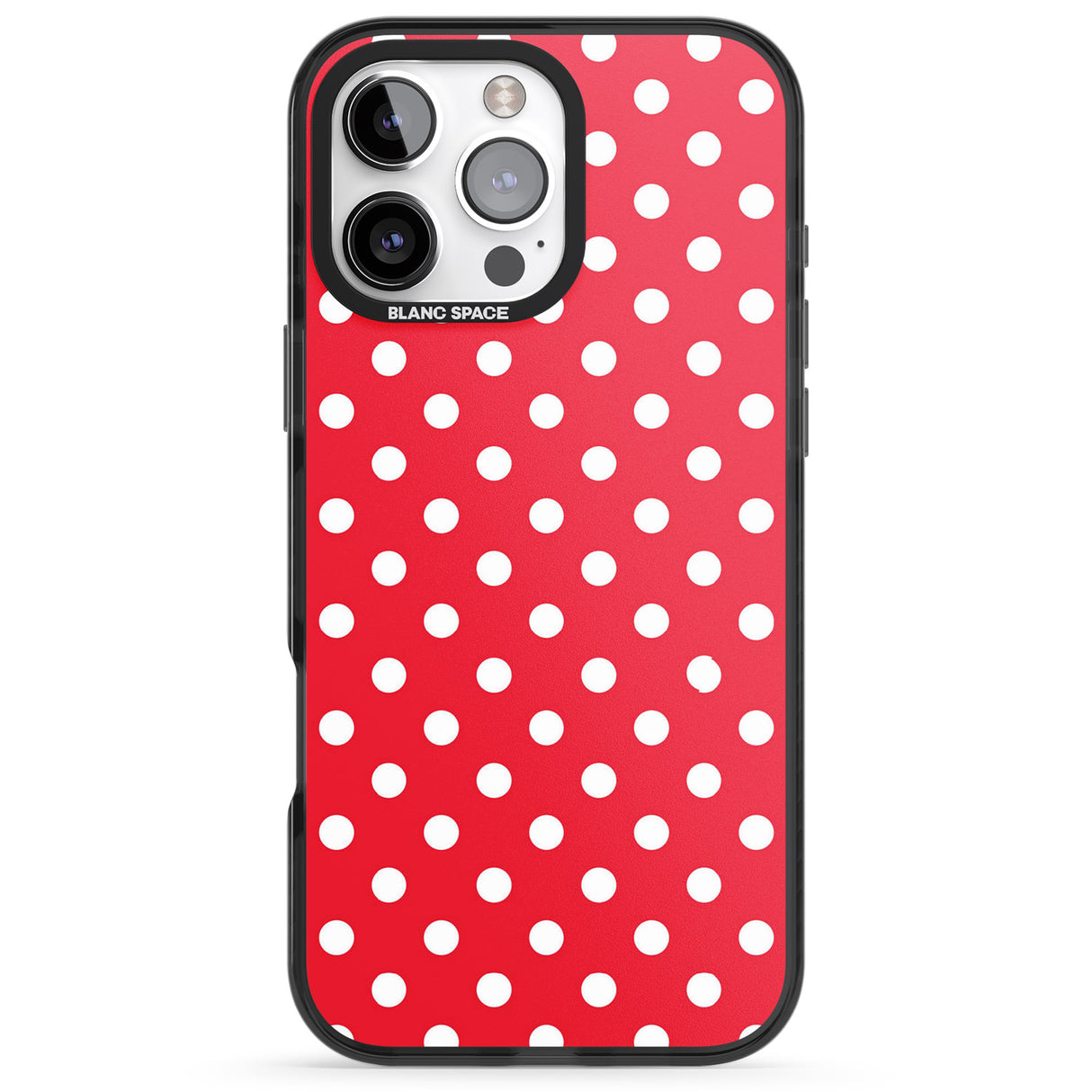 Designer Lava Red Polka Dot