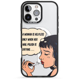 Drying Nails - Pop Art Black Impact Magsafe Phone Case for iPhone 16 Pro, iPhone 16 Pro Max