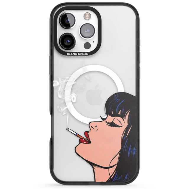 Stress Relief - Pop Art Black Impact Magsafe Phone Case for iPhone 16 Pro, iPhone 16 Pro Max