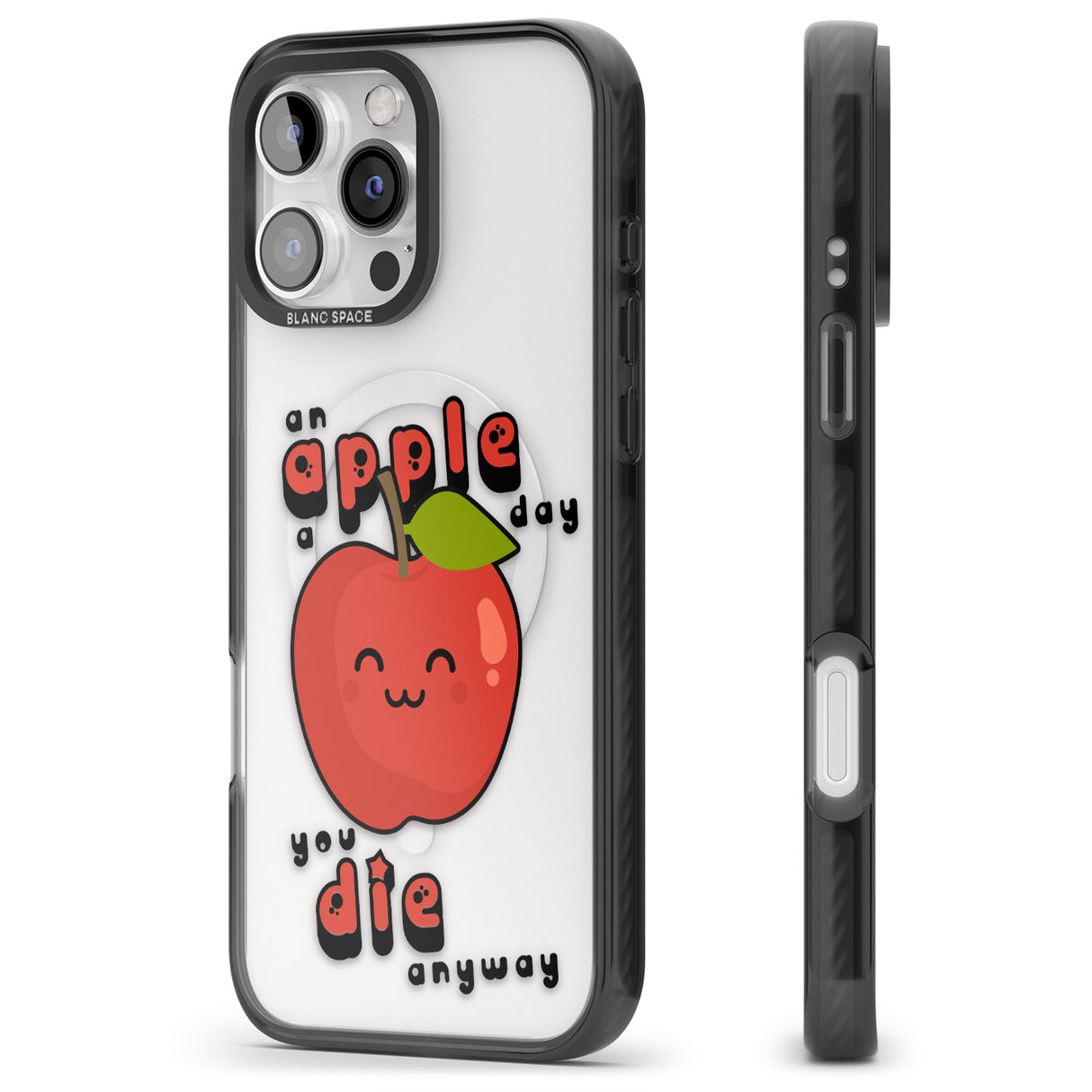 iPhone 16 An Apple a Day Clear Impact Phone Case