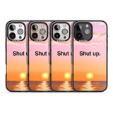 iPhone 16 Pro Max Shut up Black Impact Phone Case