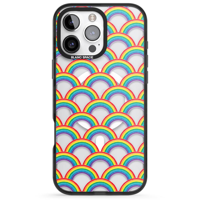 iPhone 16 Pro Max Somewhere over the rainbow Black Impact Phone Case