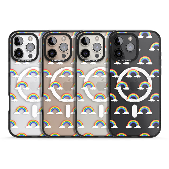 iPhone 16 Pro Max Rainbow of possibilities Black Impact Phone Case