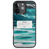 iPhone 16 Pro Max "Don't Change" iPhone Reminder Black Impact Phone Case