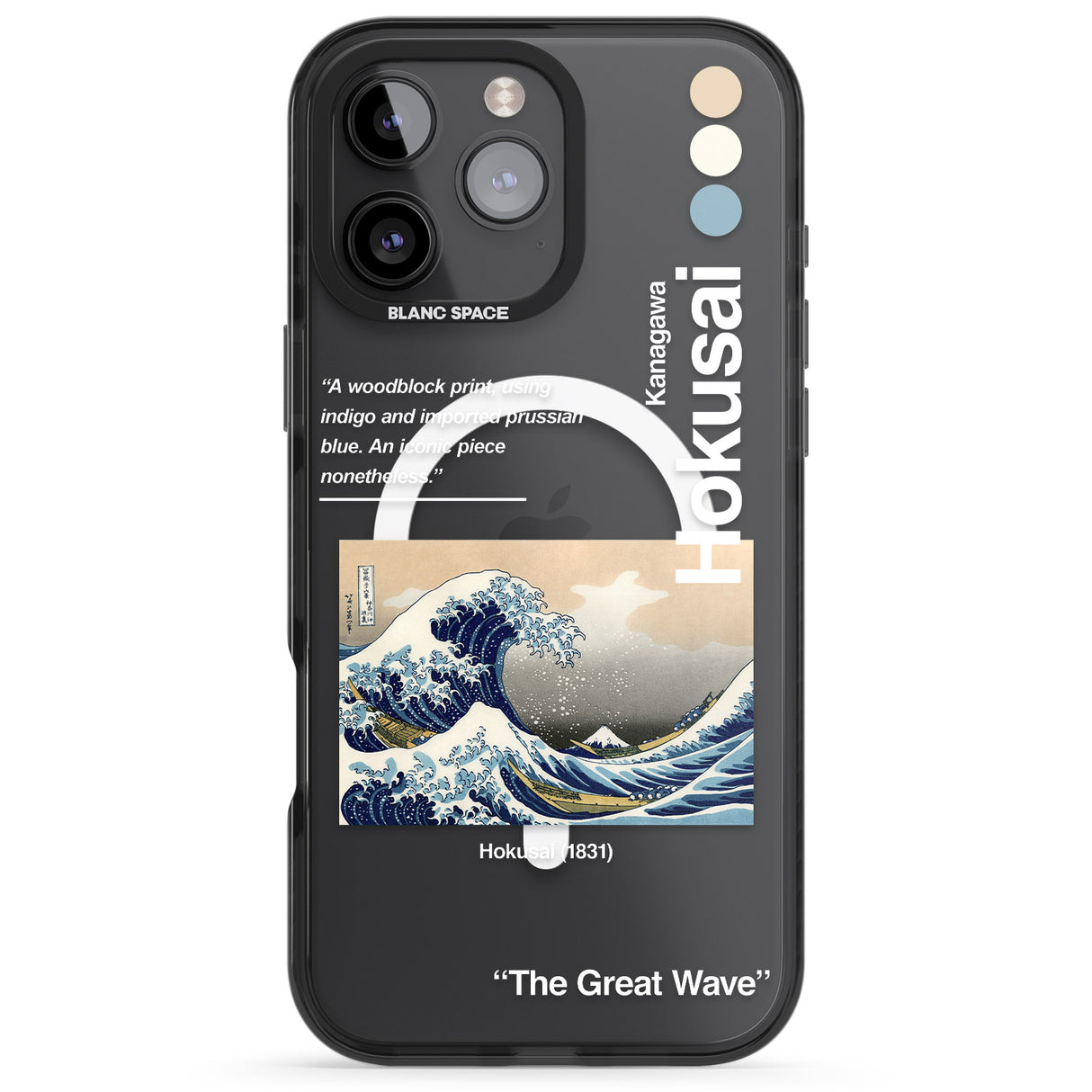 iPhone 16 Pro Max The Great Wave Black Impact Phone Case