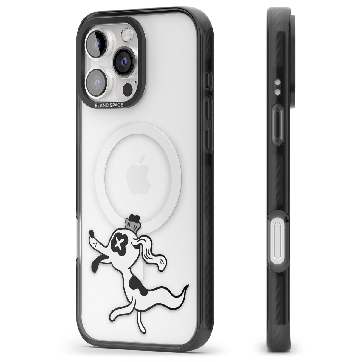 iPhone 16 Pro Max Dog Spirit Black Impact Phone Case