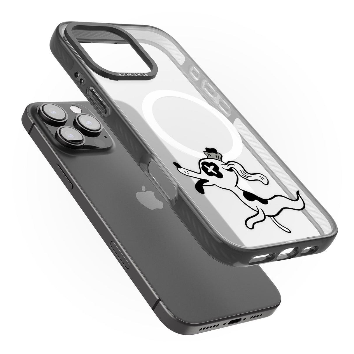 iPhone 16 Pro Max Dog Spirit Black Impact Phone Case