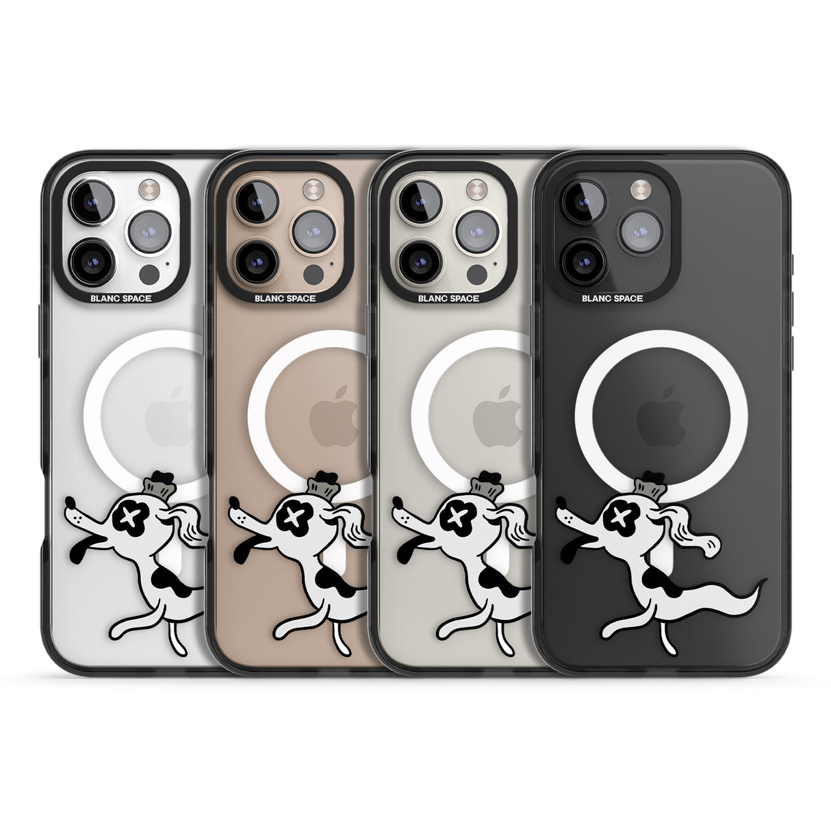 iPhone 16 Pro Max Dog Spirit Black Impact Phone Case