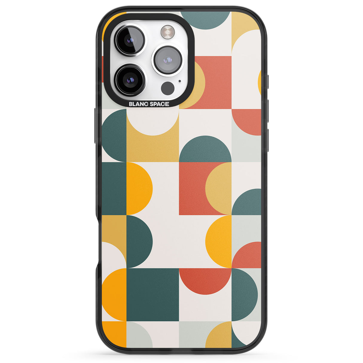 Abstract Retro Shapes: Muted Colour Mix