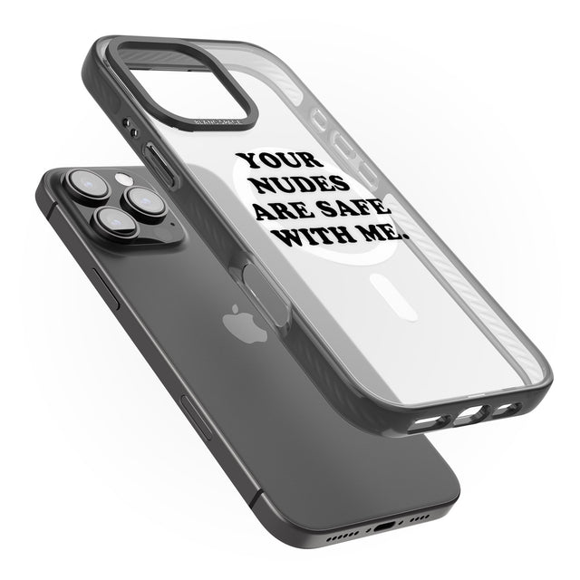 iPhone 16 Pro Max Your nudes are safe with me... BLACK Black Impact Phone Case