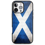 iPhone 16 Pro Max Scotland Saltire Flag Black Impact Phone Case