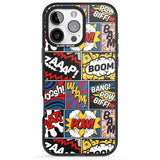 iPhone 16 Pro Max Onomatopoeia Black Impact Phone Case