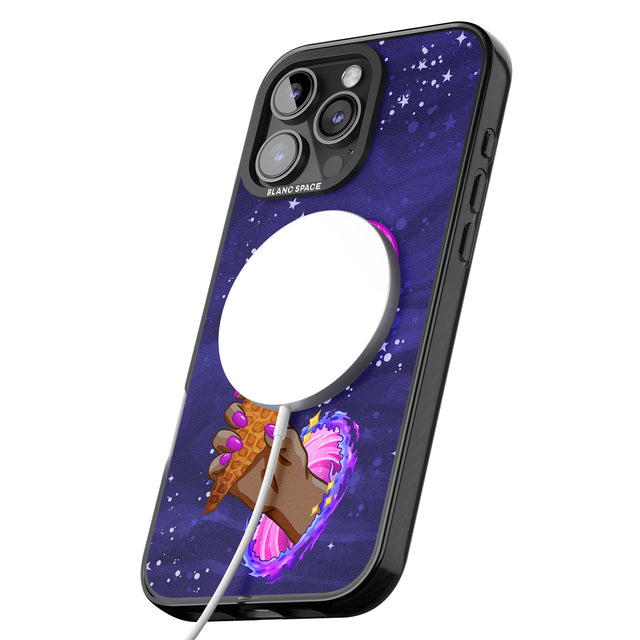 iPhone 16 Pro Max Interdimensional Ice Cream Black Impact Phone Case