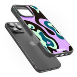 iPhone 16 Pro Max Purple River Black Impact Phone Case