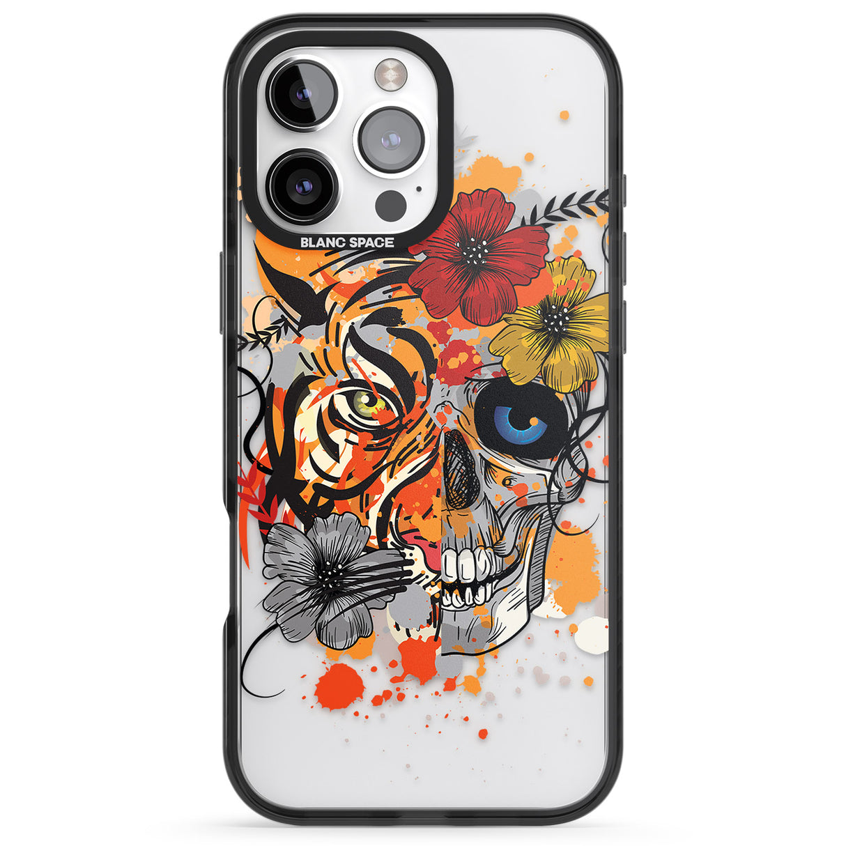 Sugar Skull Tiger Floral