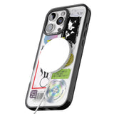 iPhone 16 Pro Max Peeled Sticker Mix Black Impact Phone Case