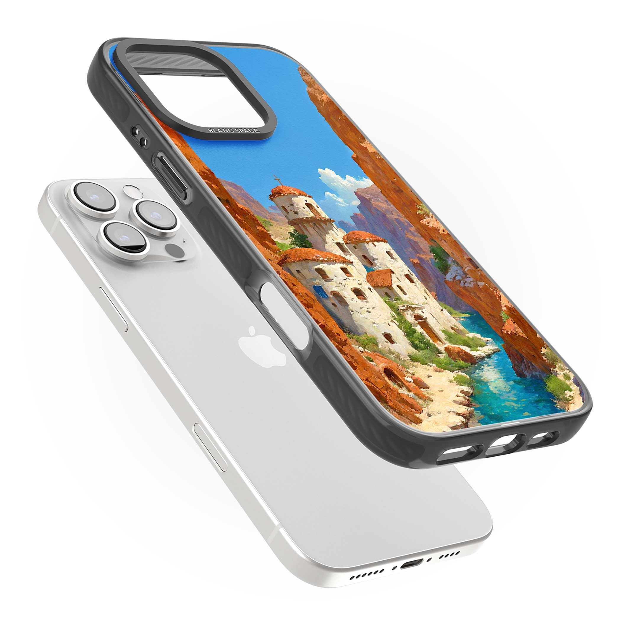 Canyon Haven for her iPhone case | Black Impact Magsafe case for iPhone 16 Pro, iPhone 16 Pro Max