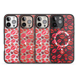 iPhone 16 Pro Max Lips Pattern Black Impact Phone Case