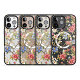 iPhone 16 Pro Max Vintage Vines & Flowers Clear Impact Phone Case + Magsafe