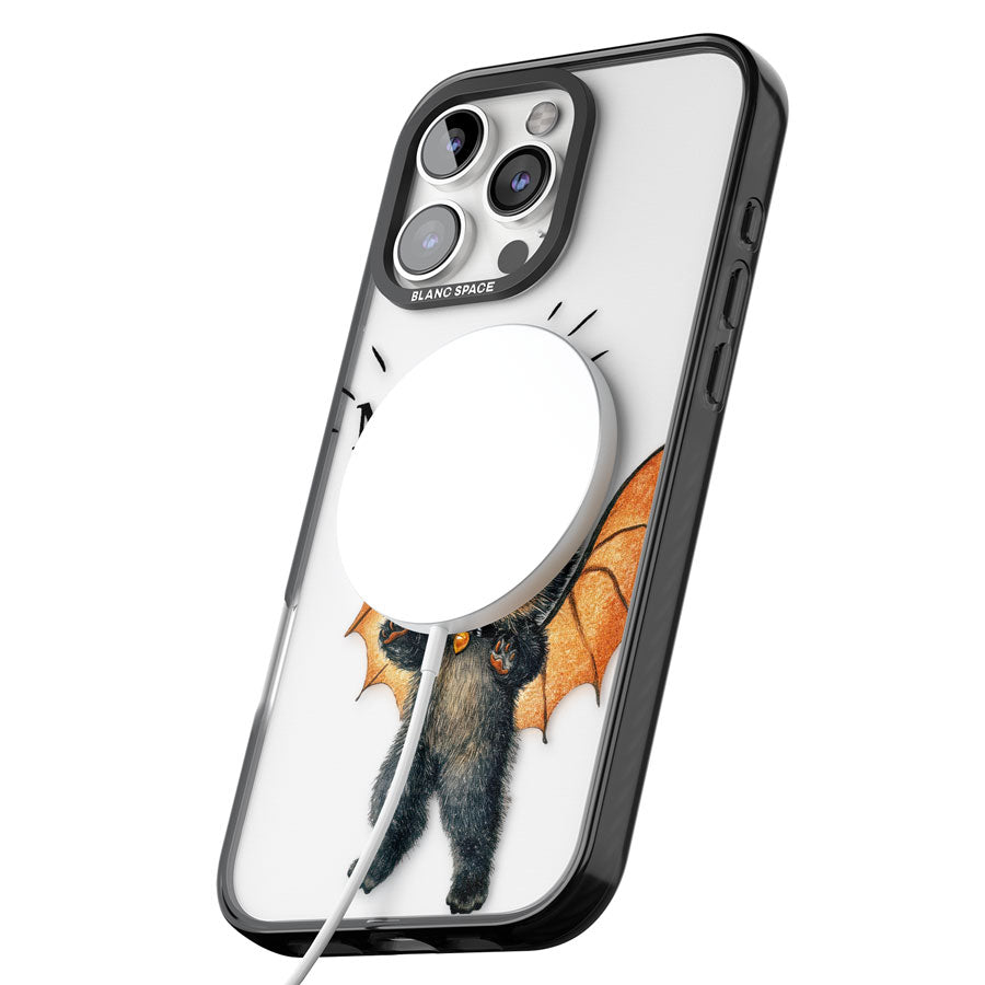 MEOW! Black Impact Magsafe Phone Case for iPhone 16 Pro, iPhone 16 Pro Max