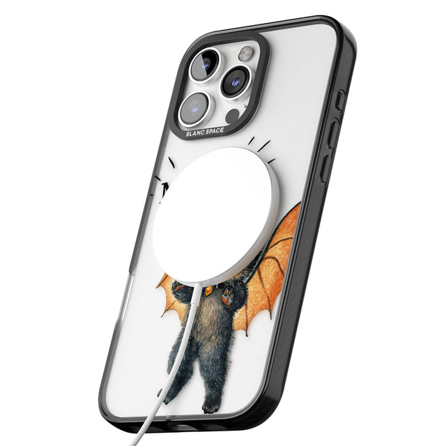 MEOW! Black Impact Magsafe Phone Case for iPhone 16 Pro, iPhone 16 Pro Max