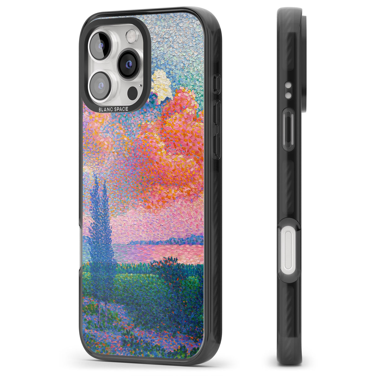 iPhone 16 Pro Max Spring's Garden Black Impact Phone Case