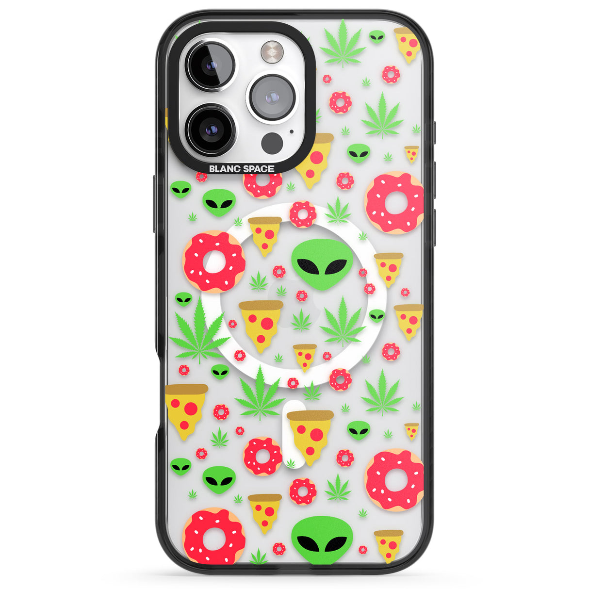 iPhone 16 Pro Max Martians & Munchies Black Impact Phone Case