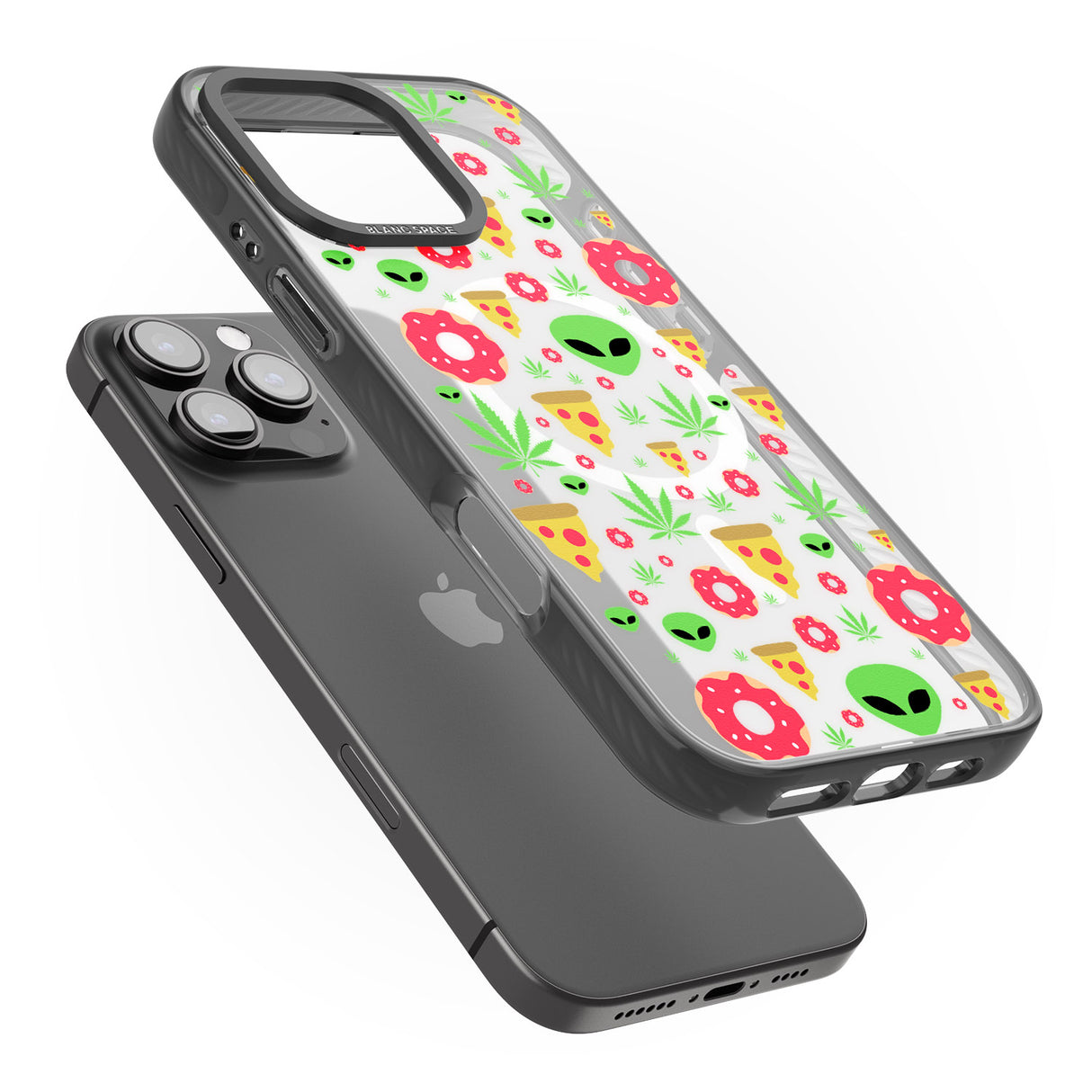 iPhone 16 Pro Max Martians & Munchies Black Impact Phone Case