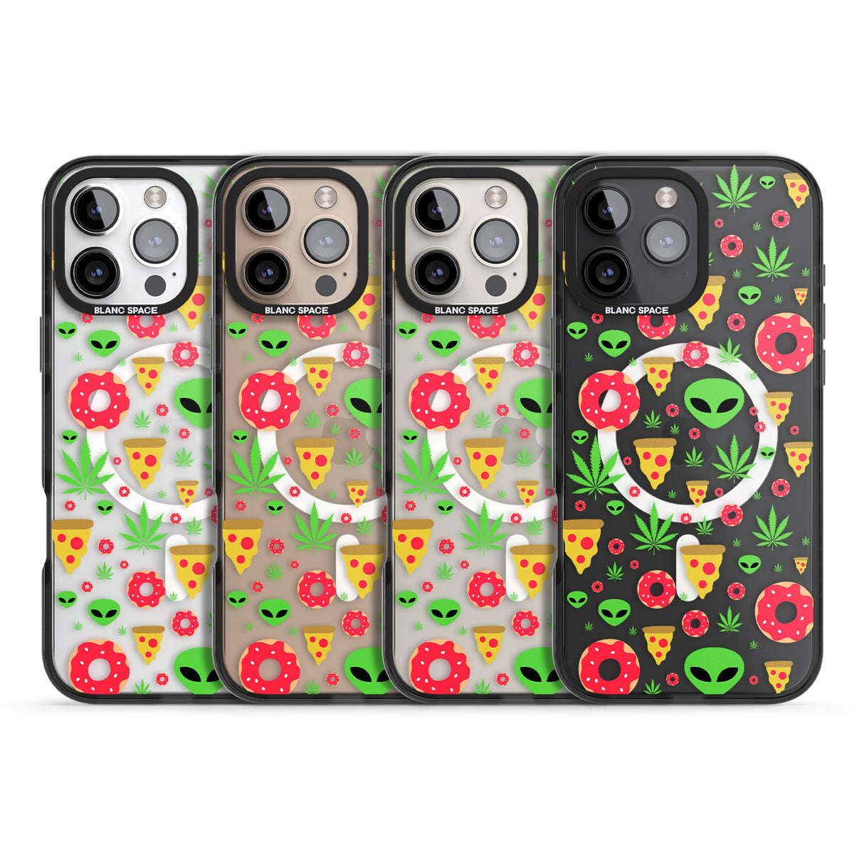 iPhone 16 Pro Max Martians & Munchies Black Impact Phone Case