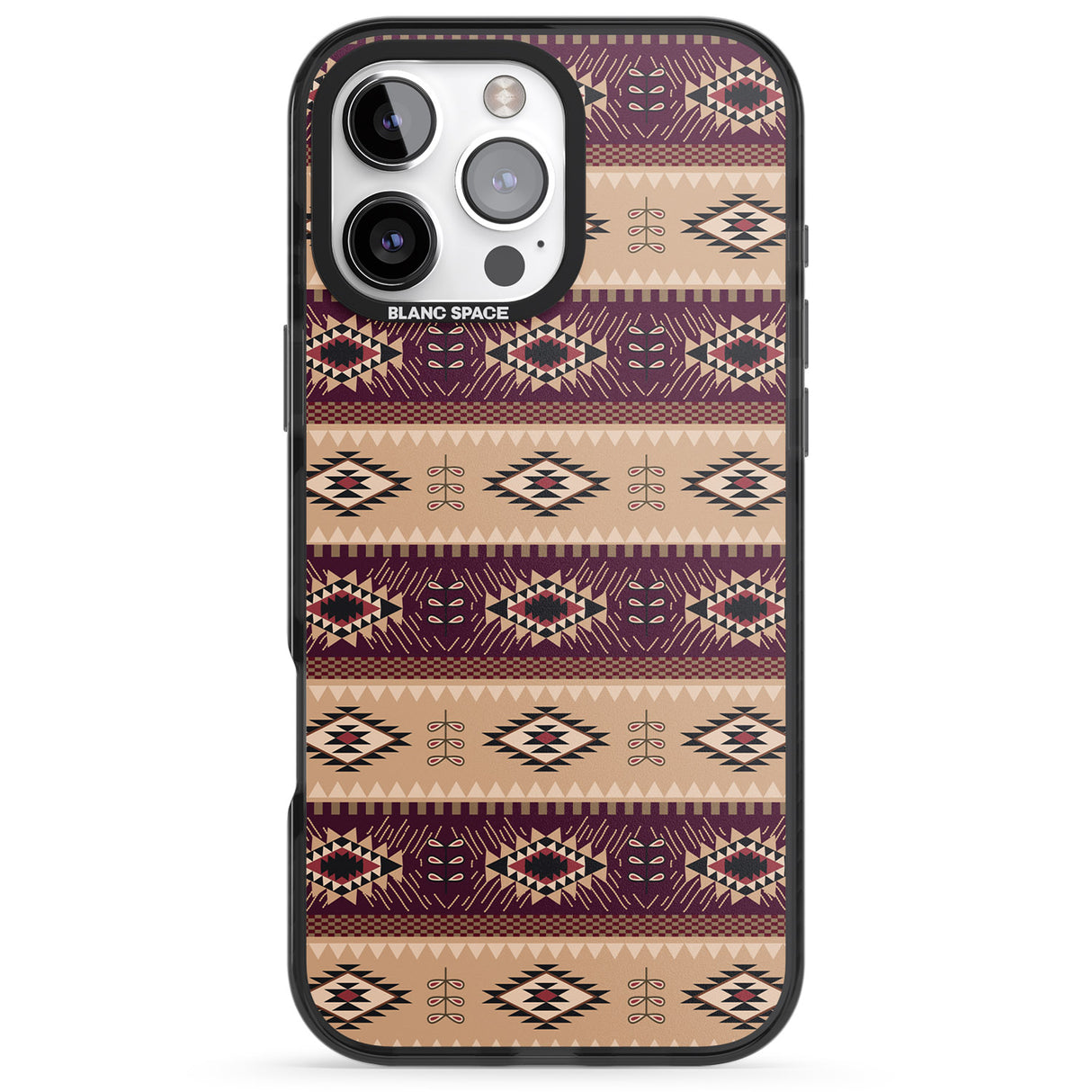 iPhone 16 Pro Max Western Poncho Black Impact Phone Case