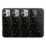 iPhone 16 Pro Max Celestial West Pattern Black Impact Phone Case