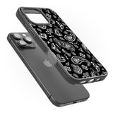 iPhone 16 Pro Max Black Bandana Black Impact Phone Case