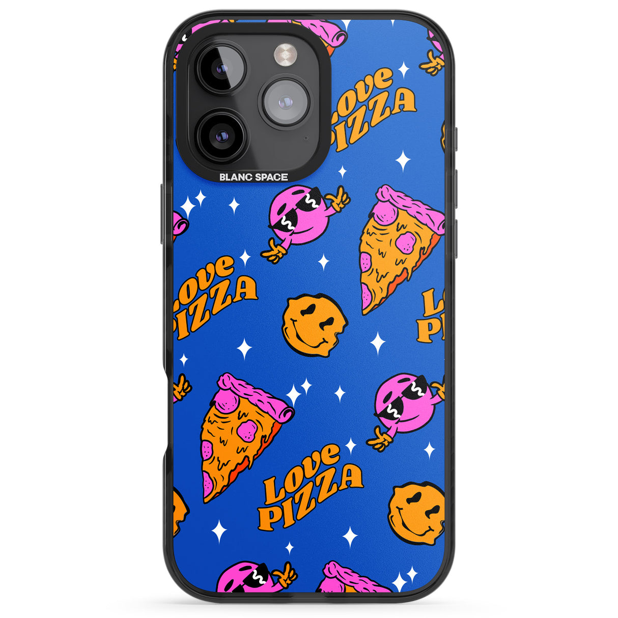 Psychedelic Love Pizza Pattern