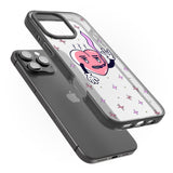 iPhone 16 Pro Max Rock n Roll Heart (Clear) Black Impact Phone Case