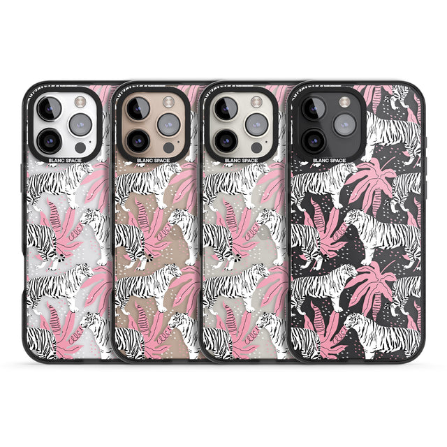 iPhone 16 Pro Max Tigers Within Black Impact Phone Case