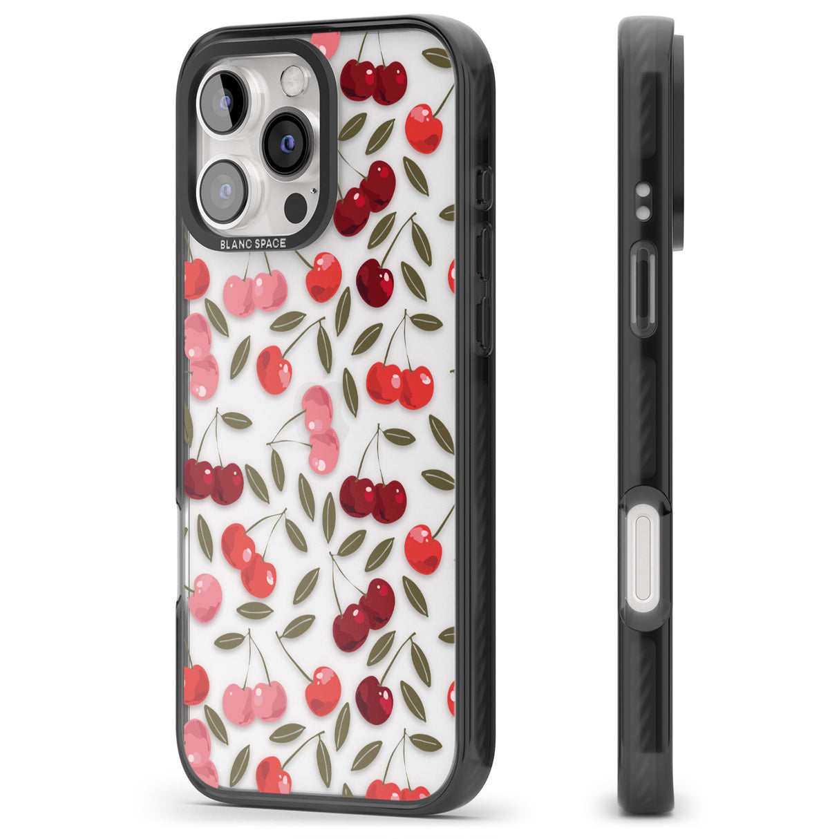 iPhone 16 Pro Max Cherry on top Black Impact Phone Case