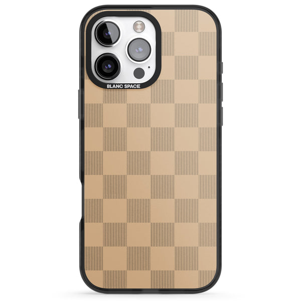 Beige Checkered