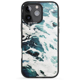 iPhone 16 Pro Max Ocean Waves Photograph Black Impact Phone Case