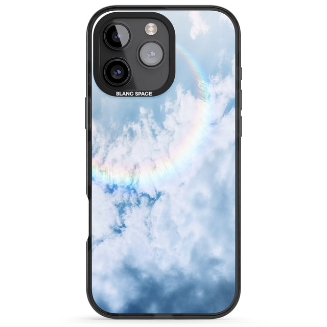 iPhone 16 Pro Max Rainbow Light Flare Photograph Black Impact Phone Case