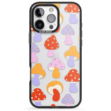 iPhone 16 Pro Max Happy Shrooms Black Impact Phone Case