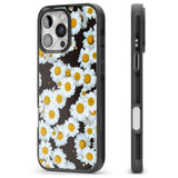 iPhone 16 Pro Max Daisies - Real Floral Photographs Black Impact Phone Case