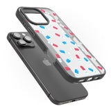 iPhone 16 Pro Max Kawaii Pill Pattern Black Impact Phone Case