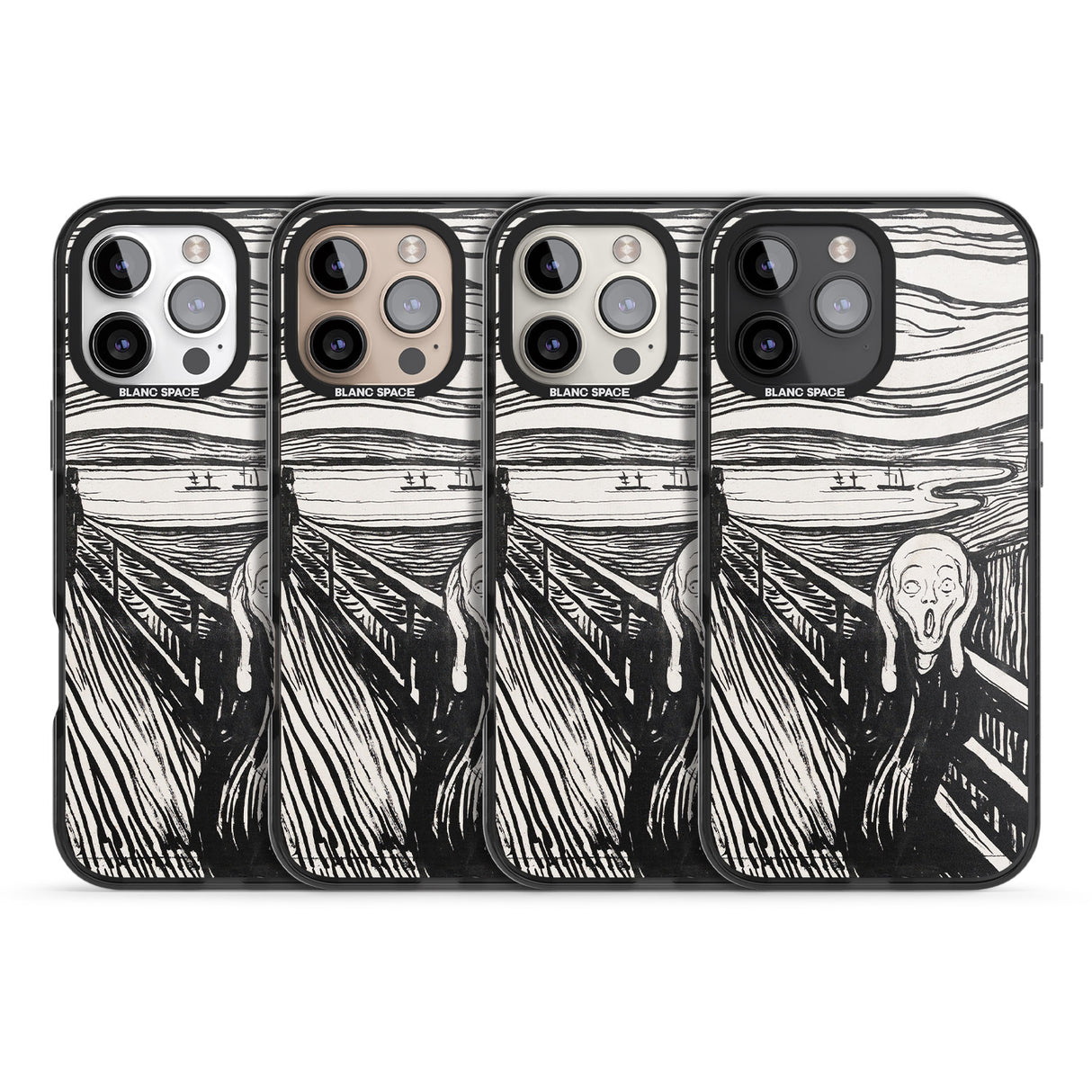 iPhone 16 Pro Max The Scream Black Impact Phone Case