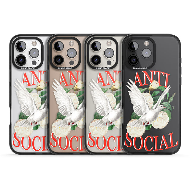 iPhone 16 Anti-Social Clear Impact Phone Case