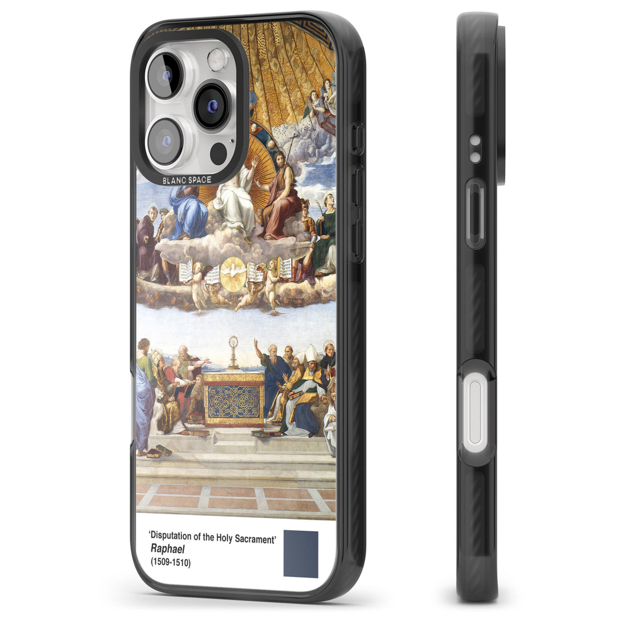 iPhone 16 Pro Max Disputation of the Holy Sacrament Black Impact Phone Case