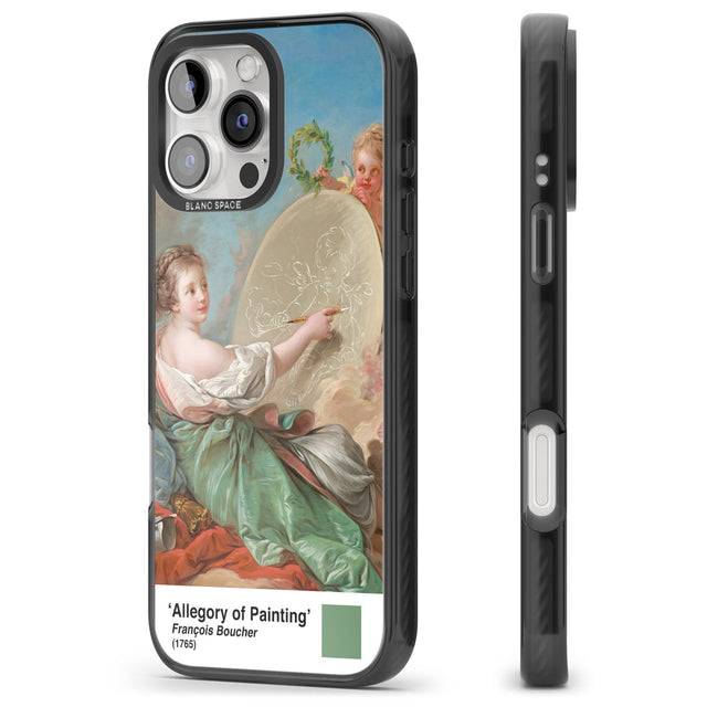 iPhone 16 Pro Max Allegory of Painting Black Impact Phone Case