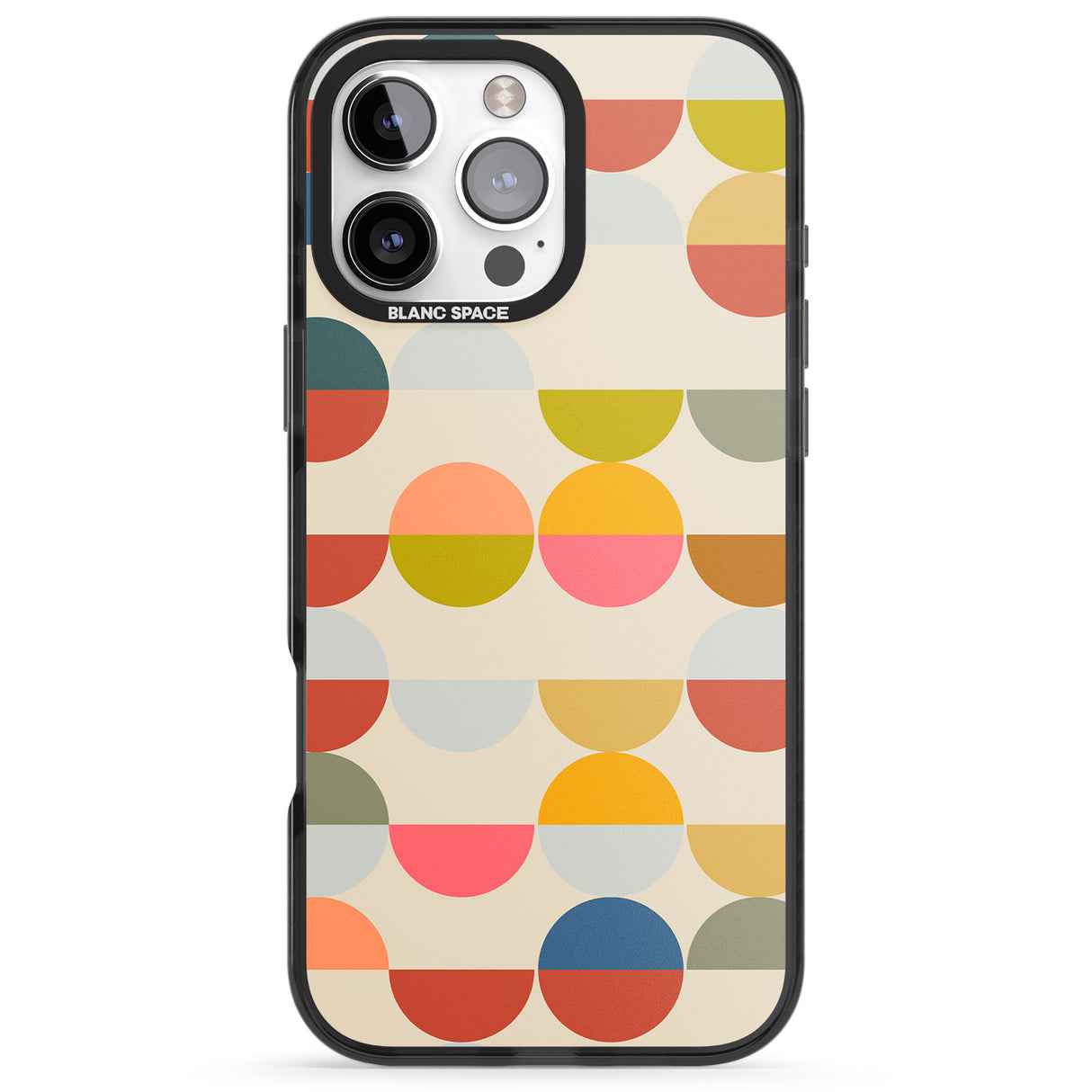 Abstract Retro Shapes: Colourful Circles