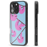 iPhone 16 Pro Max Pink Sloth Black Impact Phone Case