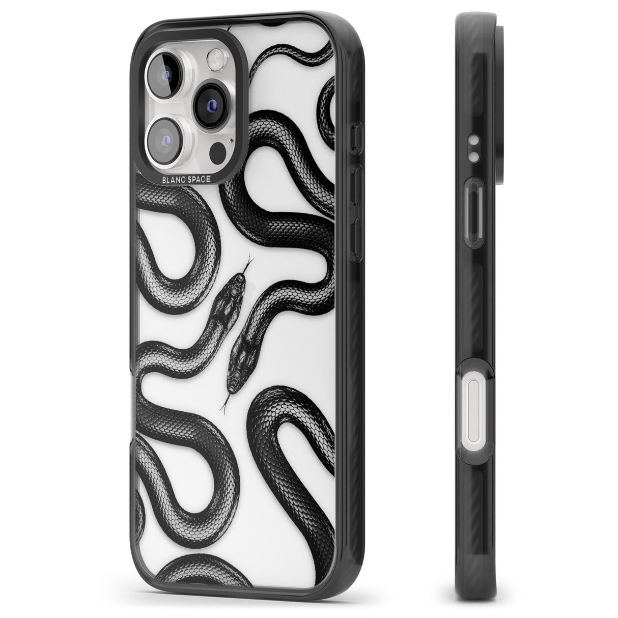 iPhone 16 Pro Max Black Kingsnake Black Impact Phone Case